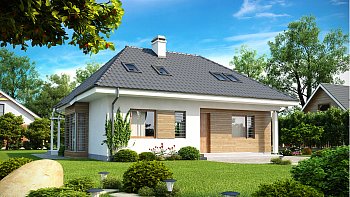 Tradicionalna in lepa hiša, s sobo za goste v pritličju, erkerjem in bivalno mansardo