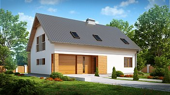 Lepa in prostorna hiša za pet oseb, idealna za večje družine, z garažo in dvokapno streho