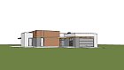 Varianta z garažo za dva avta z desne strani