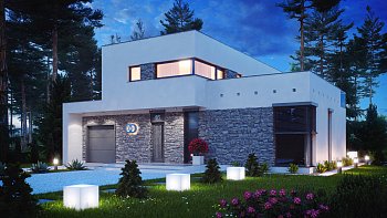 Zx46. Super moderna hiša, z optimalnim razporedom prostorov, velikima terasama ter garažo